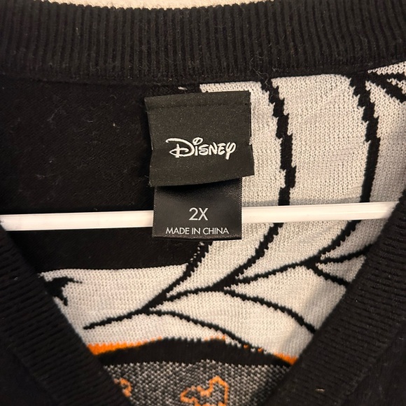Disney Black Mickey and friendsHalloween Cardigan with Purple and Orange Accents - Picture 4 of 4